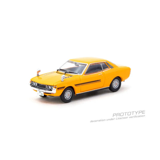 *PRE-ORDER* Toyota Celica 1600GT TA22 Chance of Chase Car, 1:64 Scale (Orange) collectible diecast model at Poketwheels