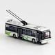 95 Creative Culture City Bus Green & White 1:110 Scale Diecast Model