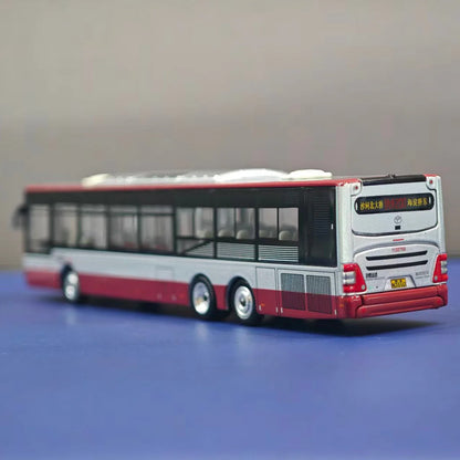 95 Creative Culture HEC 2026 City Couch Bus Maroon & Grey 1:110 Scale Diecast Model
