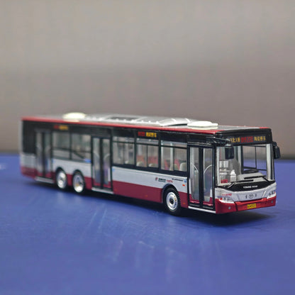 95 Creative Culture HEC 2026 City Couch Bus Maroon & Grey 1:110 Scale Diecast Model