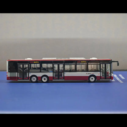 95 Creative Culture HEC 2026 City Couch Bus Maroon & Grey 1:110 Scale Diecast Model