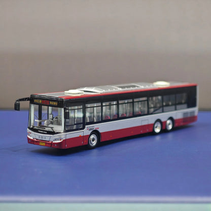 95 Creative Culture HEC 2026 City Couch Bus Maroon & Grey 1:110 Scale Diecast Model