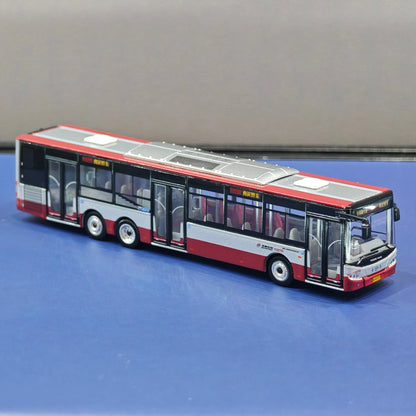 95 Creative Culture HEC 2026 City Couch Bus Maroon & Grey 1:110 Scale Diecast Model