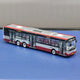 95 Creative Culture HEC 2026 City Couch Bus Maroon & Grey 1:110 Scale Diecast Model