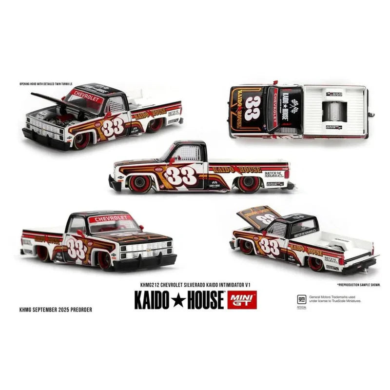 MINI GT Chevrolet Silverado Kaido Intimidator V1, 1:64 Scale