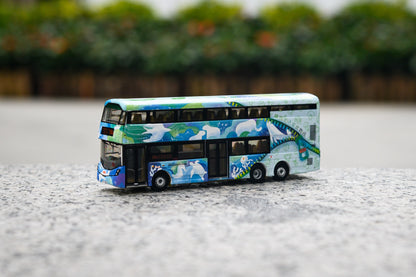 TINY KMB Volvo B8L Wright 12m "Sustainability·Get Set·Go" (290A), 1:110 Scale