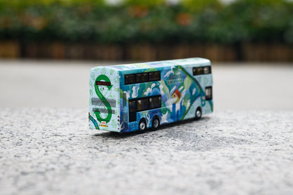 TINY KMB Volvo B8L Wright 12m "Sustainability·Get Set·Go" (290A), 1:110 Scale