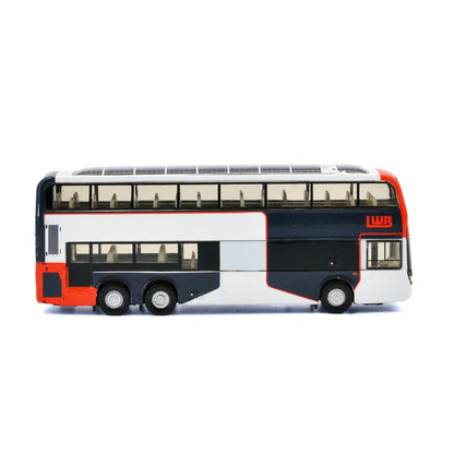 TINY Long Win Bus ADL Enviro500 MMC Solar Panel (A46) Real Solar Bus (Charging via Solar Power & Light), 1:110 Scale