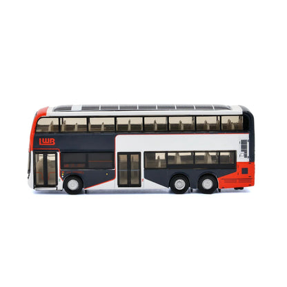 TINY Long Win Bus ADL Enviro500 MMC Solar Panel (A46) Real Solar Bus (Charging via Solar Power & Light), 1:110 Scale