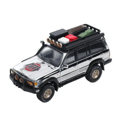 GCD Toyota No.616 Land Cruiser 80 Silver 1:64 Scale Diecast Model