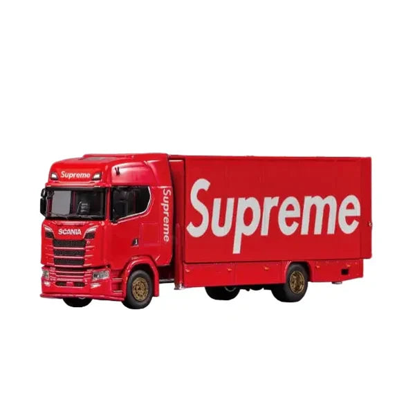 GCD Scania 730 S No.149 Enclosed Double Deck Tow Truck Red 1:64 Scale Diecast Model