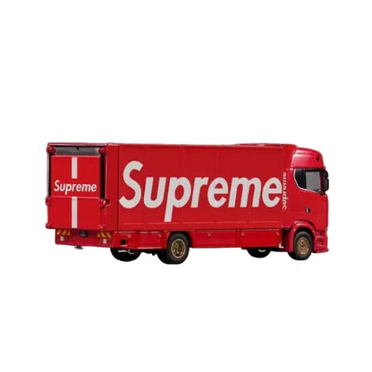 GCD Scania 730 S No.149 Enclosed Double Deck Tow Truck Red 1:64 Scale Diecast Model