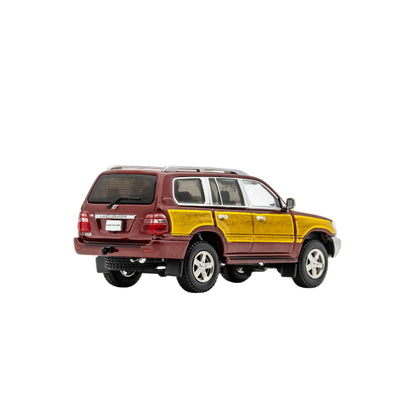 PRE-ORDER GCD Toyota Land Cruiser LC100 Retro Woodgrain Livery 1:64 Scale Diecast Model
