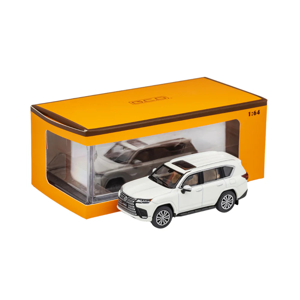 GCD Lexus LX600 Street Version White 1:64 Scale Diecast Model