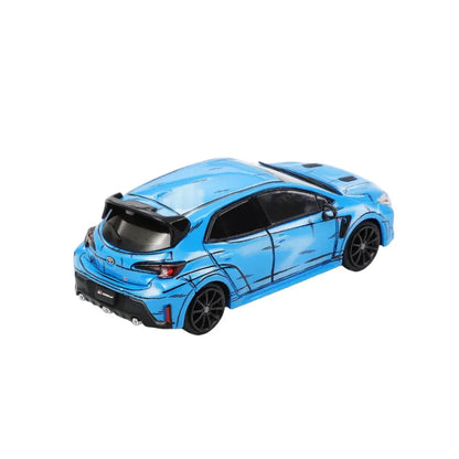 GCD Toyota GR Corolla Manga 2022 Blue 1:64 Scale Diecast Model