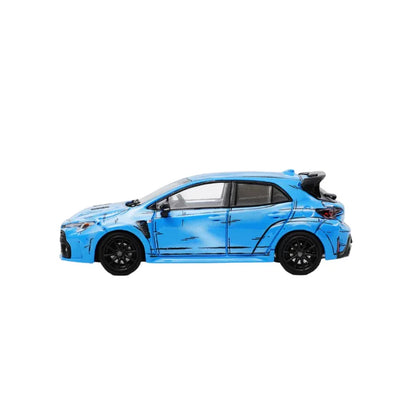 GCD Toyota GR Corolla Manga 2022 Blue 1:64 Scale Diecast Model