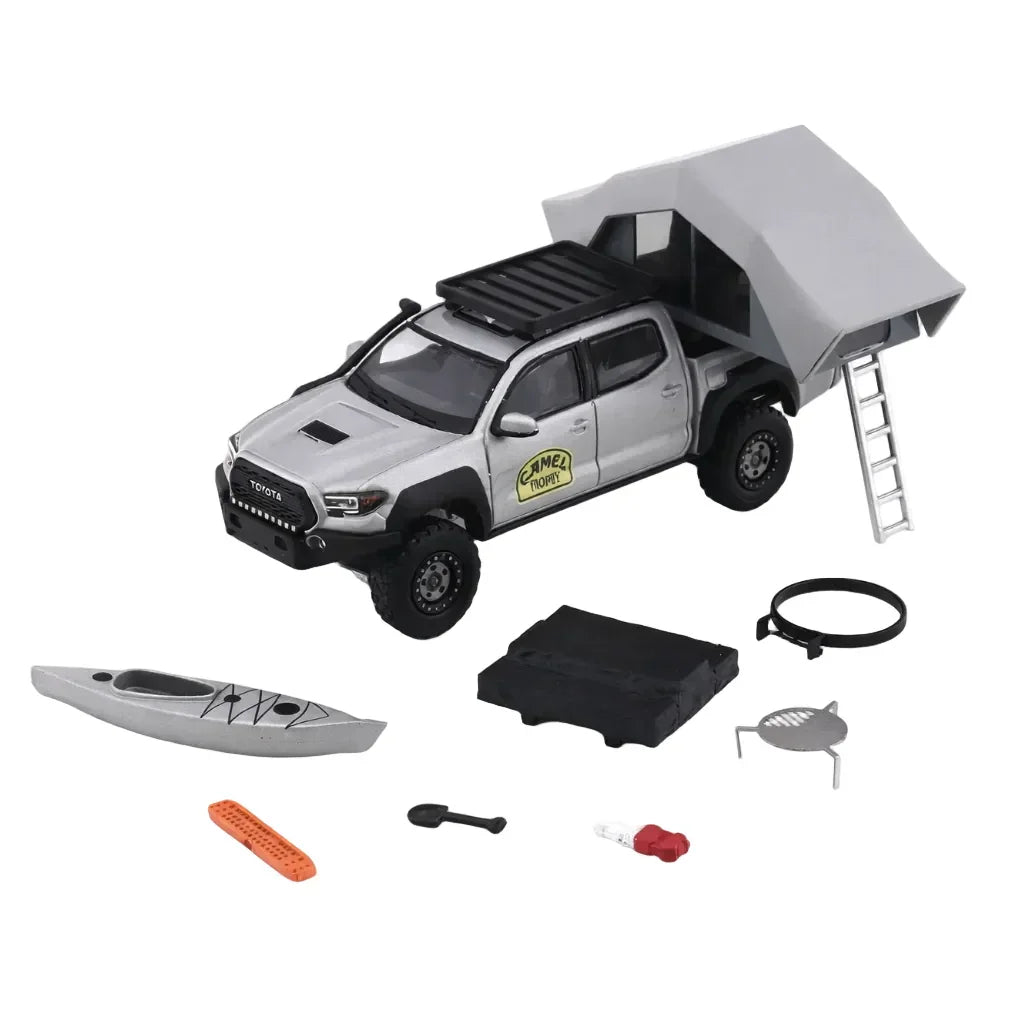Toyota Tacoma No.275 TRD PRO, 1:64 Scale (Silver) collectible diecast model at Poketwheels