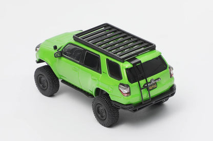 GCD Toyota 4Runner Heavy Modified Version with Accessories Green 1:64 Scale Diecast Model