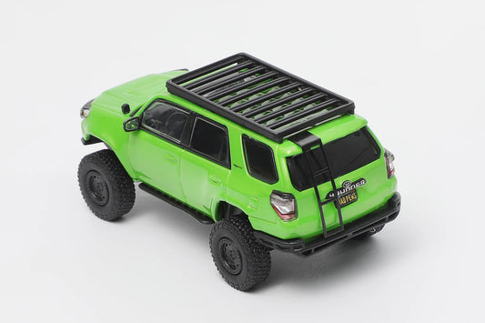 GCD Toyota 4Runner Heavy Modified Version with Accessories Green 1:64 Scale Diecast Model