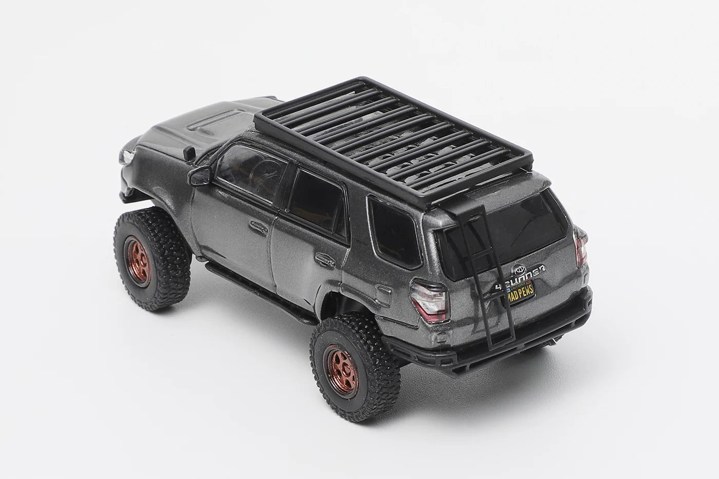 GCD Toyota 4Runner Pre Runner with Accessories LHD Black 1:64 Scale Diecast Model