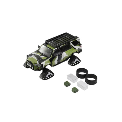 GCD Toyota 4Runner Pre-Runner Snow Edition Modified Split Camouflage 1:64 Scale Diecast Model