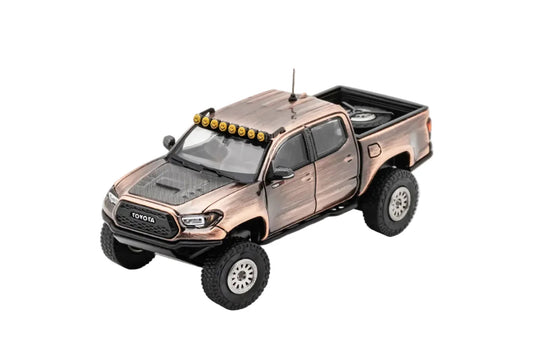Premium scale diecast model car  – Toyota Tacoma Widebody, 1:64 Scale (Copper) Collectible