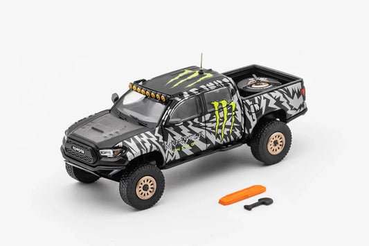 Premium scale diecast model car  – Toyota Tacoma Widebody Claw Paint, 1:64 Scale (Black) Collectible