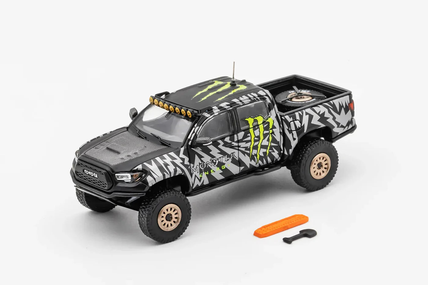 GCD Toyota Tacoma Widebody Claw Paint Black 1:64 Scale Diecast Model