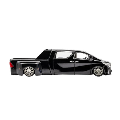 GCD Toyota NATS No.328 Alphard Super Dually Black 1:64 Scale Diecast Model
