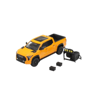 GCD Toyota Tundra TRD Pro with Accessories Yellow 1:64 Scale Diecast Model