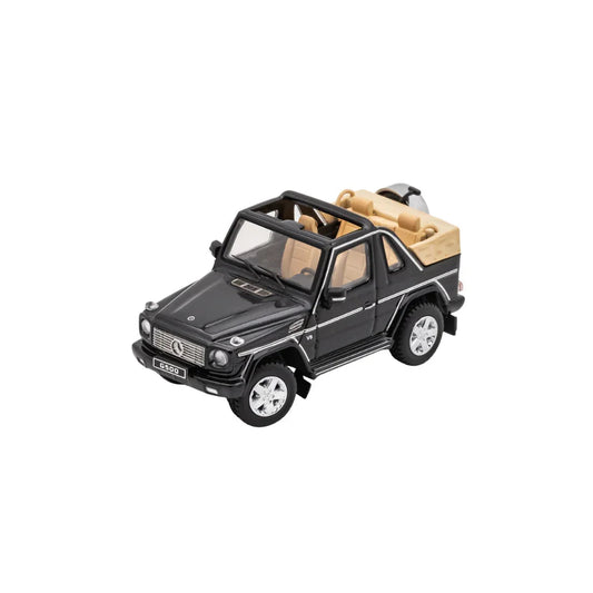 Mercedes-Benz G500 Short Wheelbase Convertible, 1:64 Scale (Black) collectible diecast model at Poketwheels