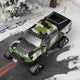 GCD Toyota Tacoma No.510 Pre-Runner Snow Mobile with Tank Track Camouflage 1:64 Scale Diecast Model