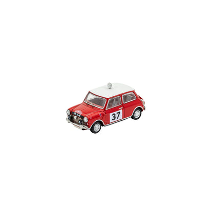 GCD Mini Cooper #37 Red 1:64 Scale Diecast Model