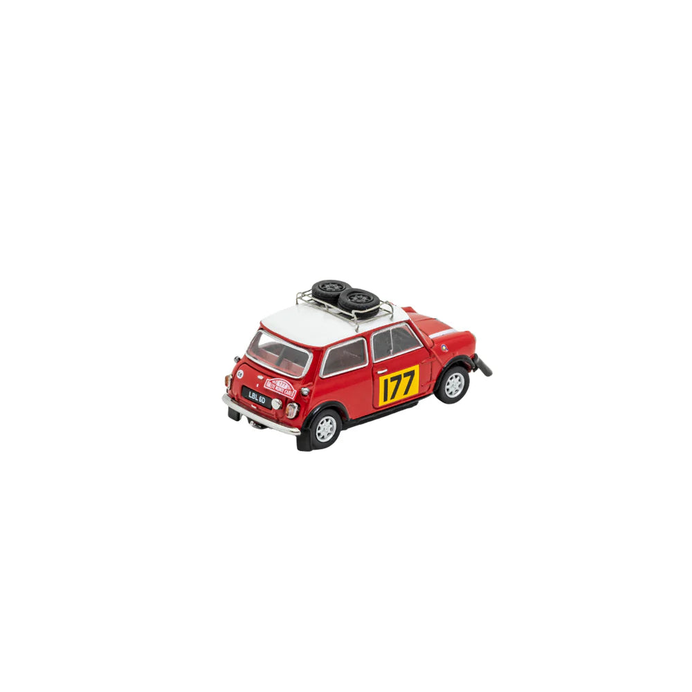 GCD Mini Cooper #177 Red 1:64 Scale Diecast Model