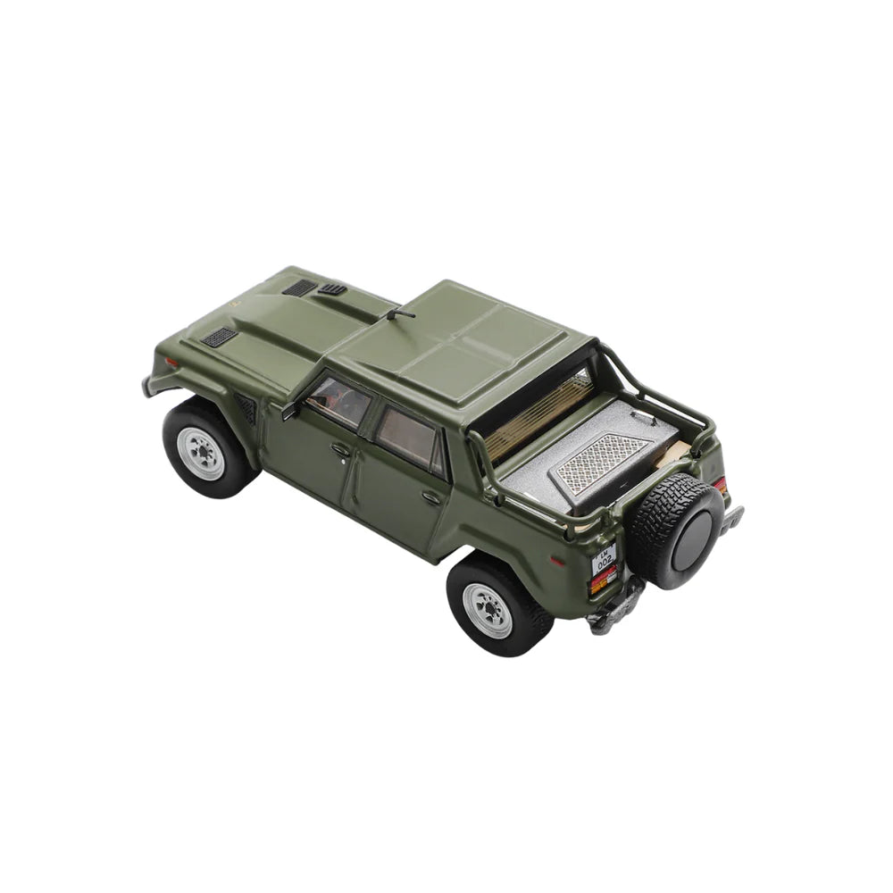 PRE-ORDER SHADOW PRO Lamborghini LM002 Military Green 1:64 Scale Diecast Model