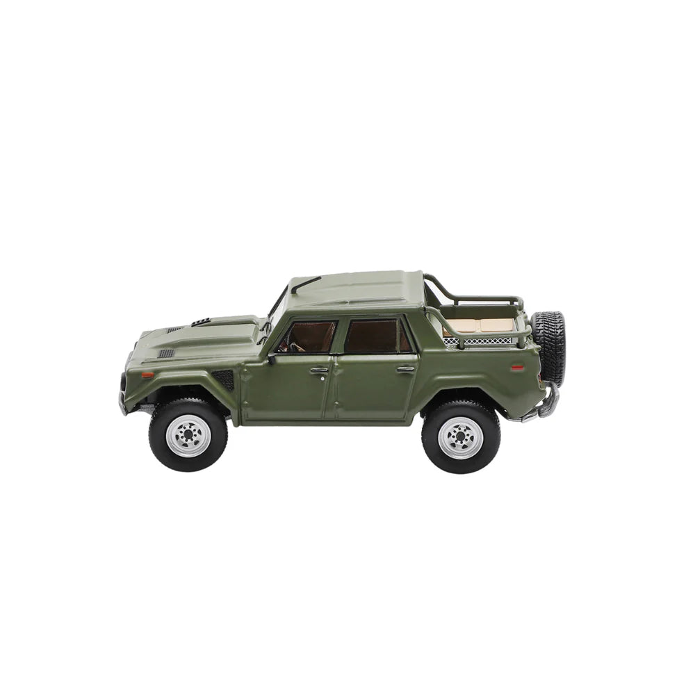 PRE-ORDER SHADOW PRO Lamborghini LM002 Military Green 1:64 Scale Diecast Model