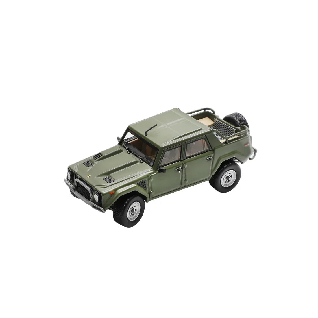Lamborghini LM002, 1:64 Scale (Military Green) collectible diecast model at Poketwheels