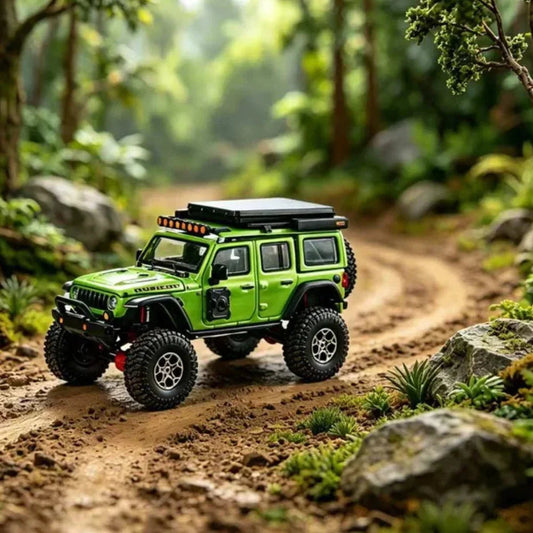 Jeep Wrangler - LHD 2024, 1:64 Scale (Green) collectible diecast model at Poketwheels