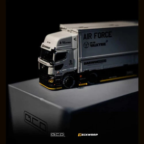 HEC 2026 GCD TeckWrap Air Force Hino Profia 2018 Grey 1:64 Scale Diecast Model