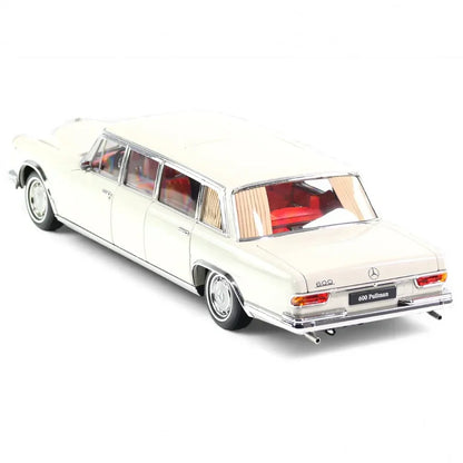 GCD Mercedes-Benz 600 Pullman Limousine No.34 Off-White 1:64 Scale Diecast Model