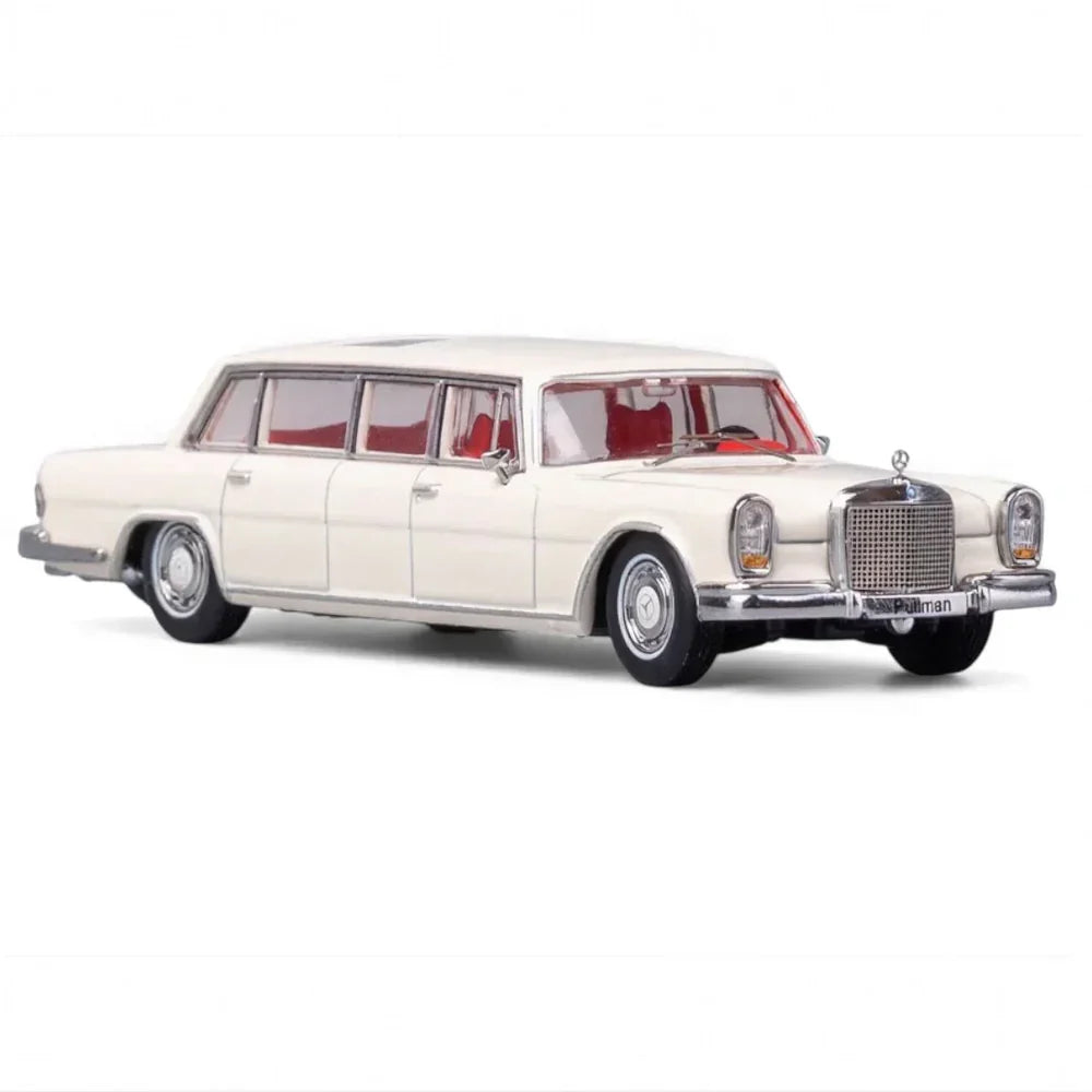 GCD Mercedes-Benz 600 Pullman Limousine No.34 Off-White 1:64 Scale Diecast Model