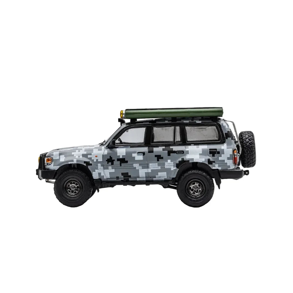 GCD Toyota Land Cruiser LC80 Modified Version Grey 1:64 Scale Diecast Model