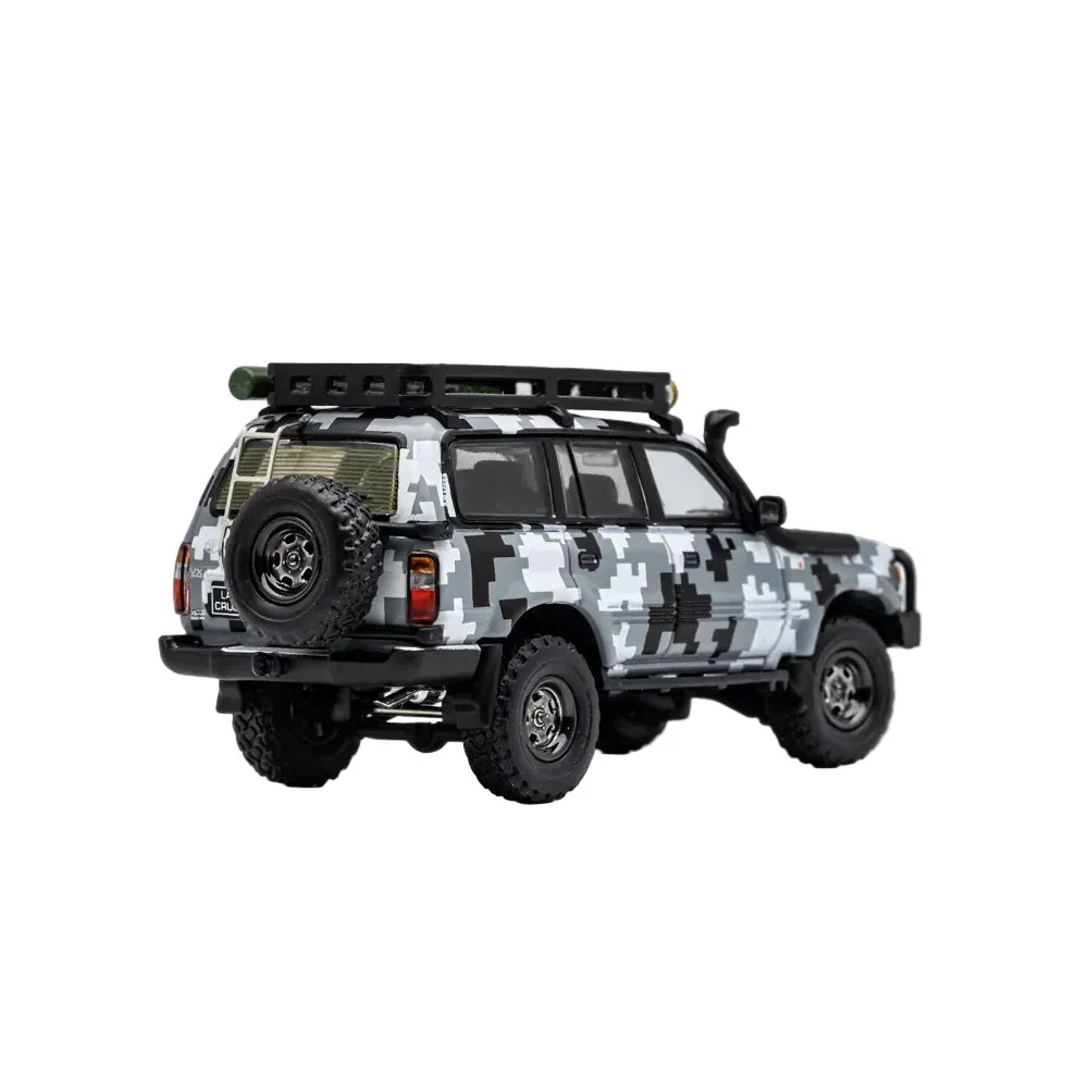 GCD Toyota Land Cruiser LC80 Modified Version Grey 1:64 Scale Diecast Model
