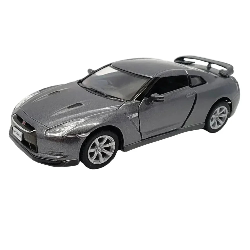 Kinsmart Nissan GT-R R35 2009 1:36 Scale Diecast Model (Grey)