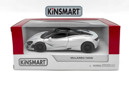 Kinsmart McLaren 720S 1:36 Scale Diecast Model (White)
