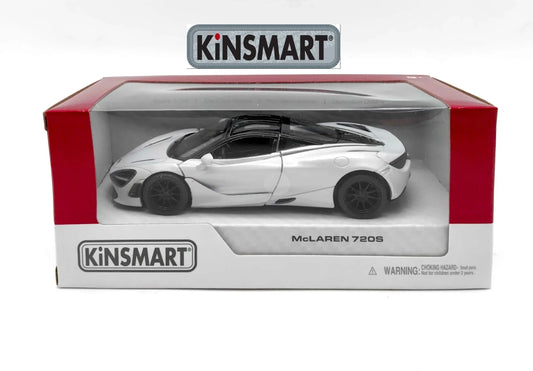 Kinsmart McLaren 720S 1:36 Scale Diecast Model (White)