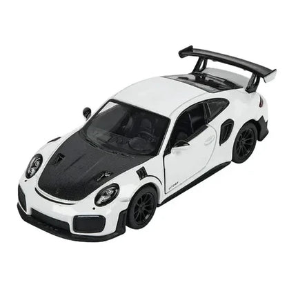 Kinsmart Porsche 911 GT2 RS 1:36 Scale Diecast Model (White)
