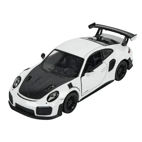 Kinsmart Porsche 911 GT2 RS 1:36 Scale Diecast Model (White)