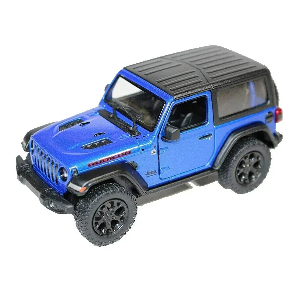 Jeep Wrangler (Hard Top) 2018, 1:36 Scale (Blue) collectible diecast model at Poketwheels
