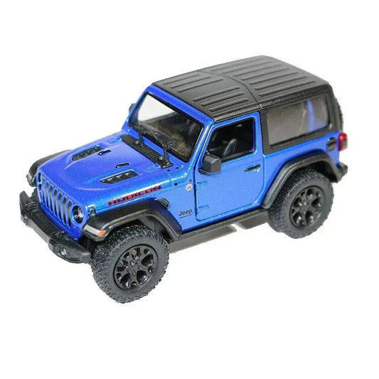 Jeep Wrangler (Hard Top) 2018, 1:36 Scale (Blue) collectible diecast model at Poketwheels